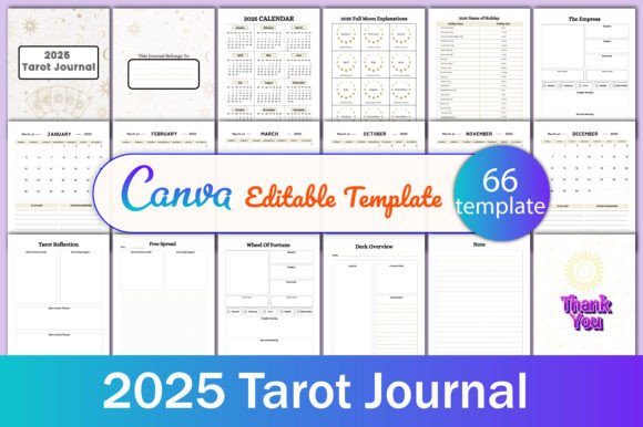 2025 Tarot Journal KDP: A Practical Tool for Intentional Living