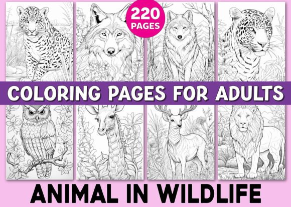 220 Animal in Wildlife Coloring Pages