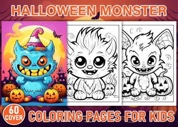 260 Halloween Monster Coloring Pages: A Creative Resource for Kids and Adults