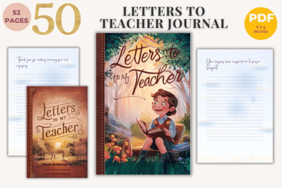 50 Letters to My Teacher Journal