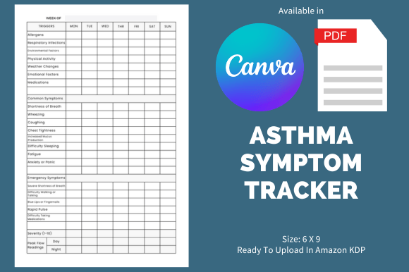 Asthma Symptom Tracker - KDP Template