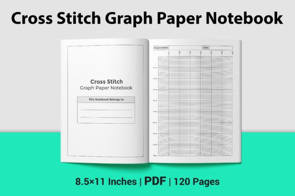 Cross Stitch Graph Paper Notebook KDP: A Practical Solution for Creative Enthusiasts