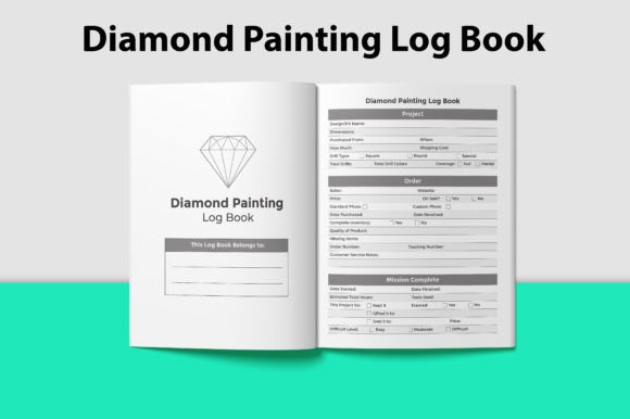 Diamond Painting Log Book KDP Interior: A Practical Guide for Artists and Creators