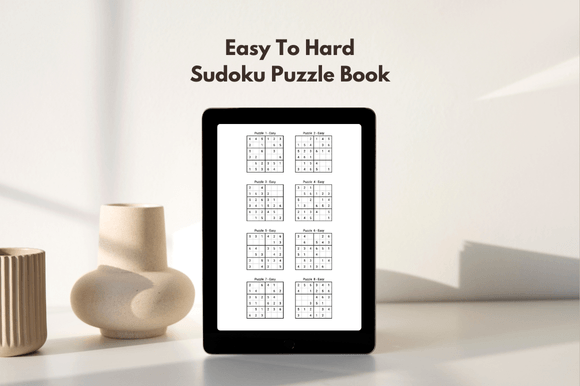 Easy to Hard Sudoku Puzzle Book