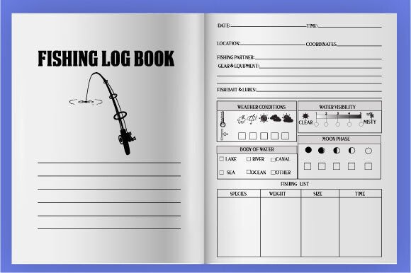 Fishing Log Book Journal KDP