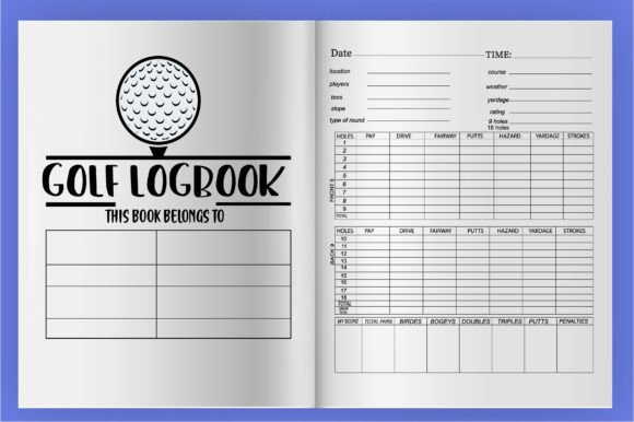 Golf Logbook Amazon KDP Interior: A Practical Tool for Golf Enthusiasts and Content Creators