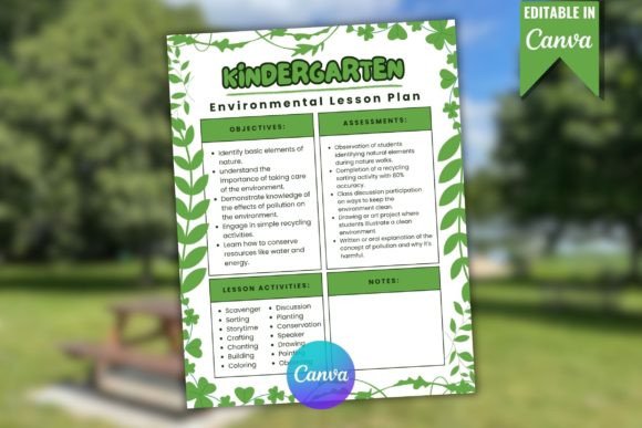 Kindergarten Environmental Lesson Plan: A Practical Tool for Educators
