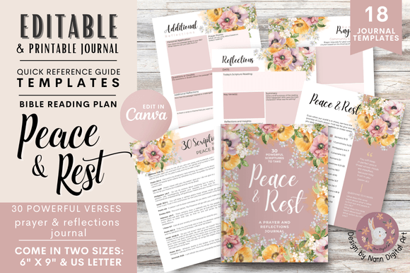 Reflection Prayer Journal Peace Rest: A Practical Tool for Spiritual Growth