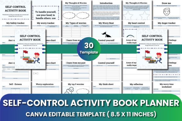 Self-Control Activity Book Planner