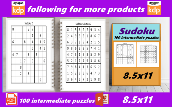 Sudoku 100 Intermediate Puzzles