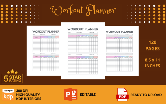 Workout Planner 2025 KDP Interior: A Practical Tool for Every Goal